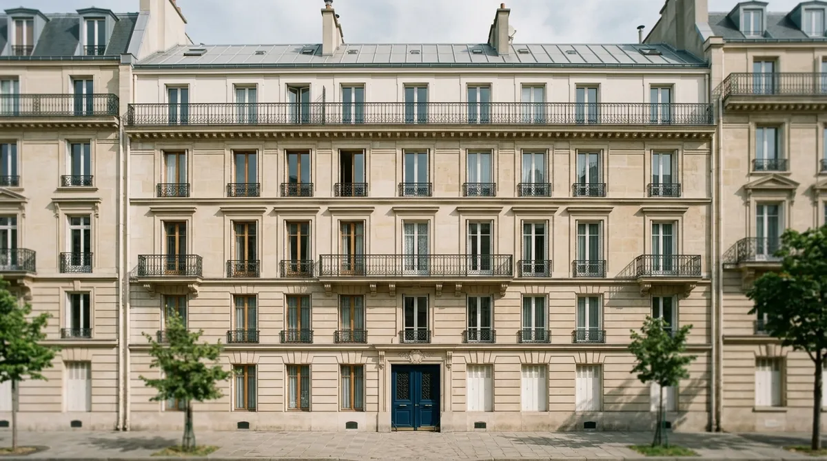 Façade d’un immeuble locatif